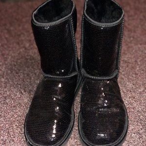Black Sparkly Uggs